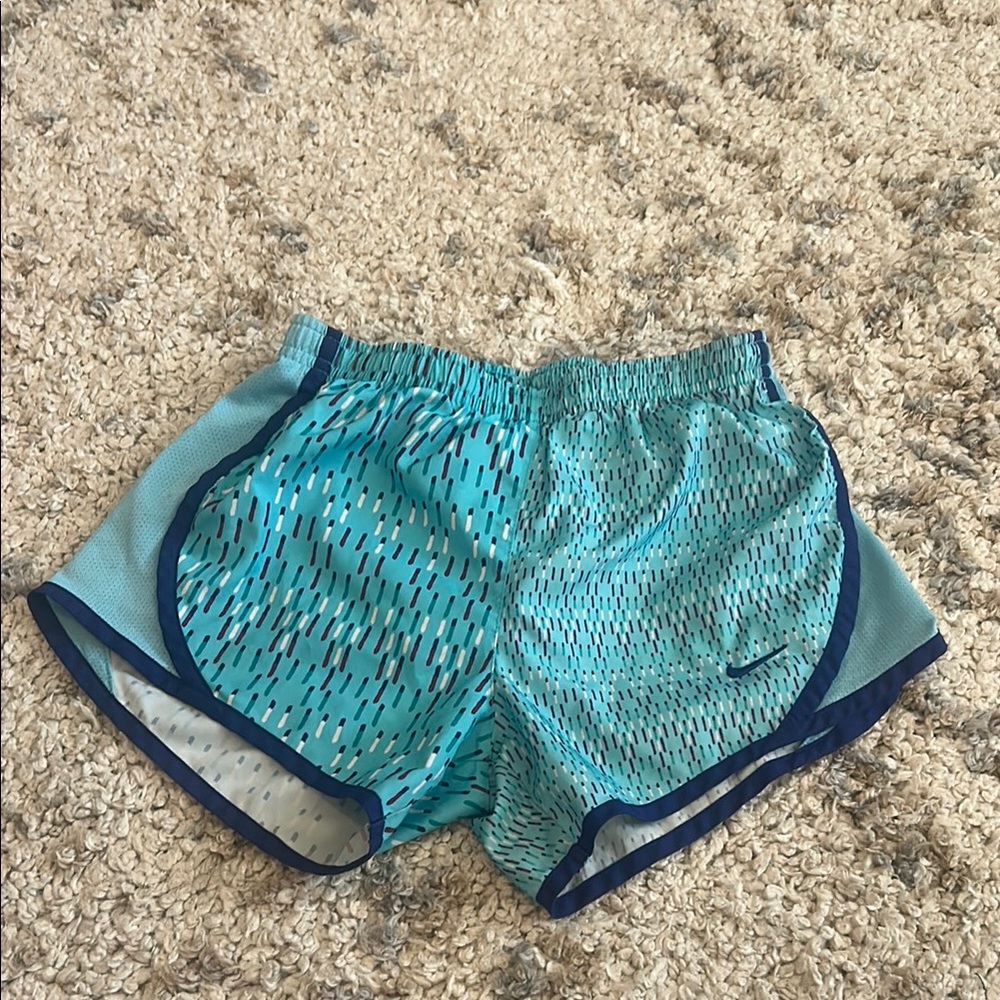 Nike Blue Athletic Shorts Lightweight Breathable
